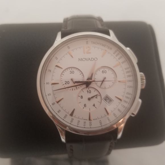 Movado Circa 42mm Chronograph Tachymeter Sport Watch - Picture 2 of 12